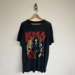 VINTAGE KISS Shirt/ Gene Simmons “ It’s A Dirty Job” Shirt  Size Large